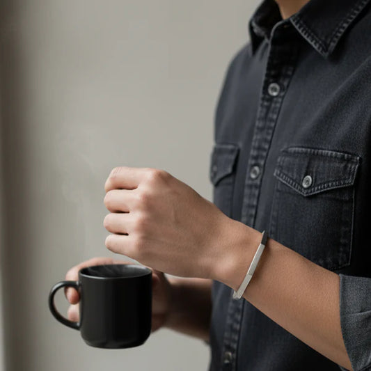 Hexa Open Cuff Bangle