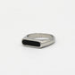 Signet Bar Ring (Silver)