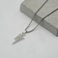 Lightning Bolt With Crystal Accents Pendant
