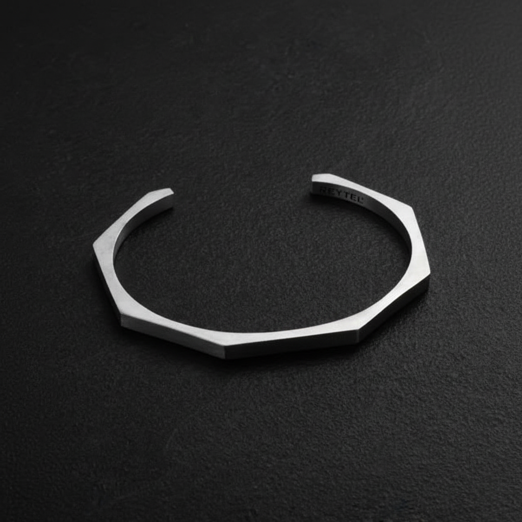 Hexa Open Cuff Bangle